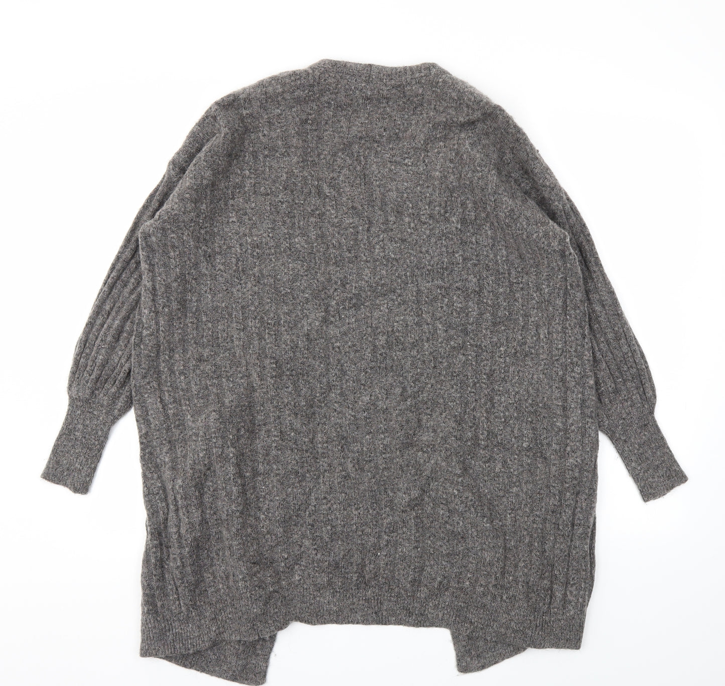 Pieces Womens Grey   Cardigan Jumper Size S