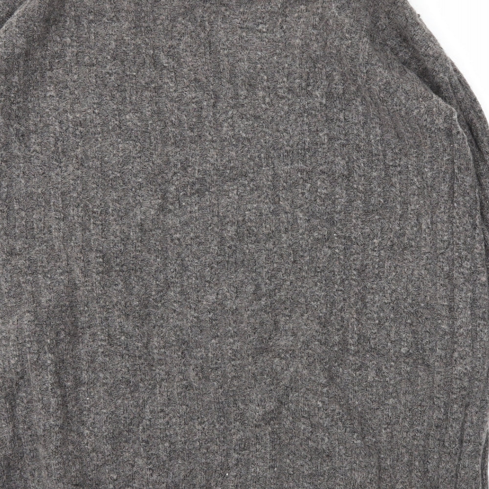 Pieces Womens Grey   Cardigan Jumper Size S