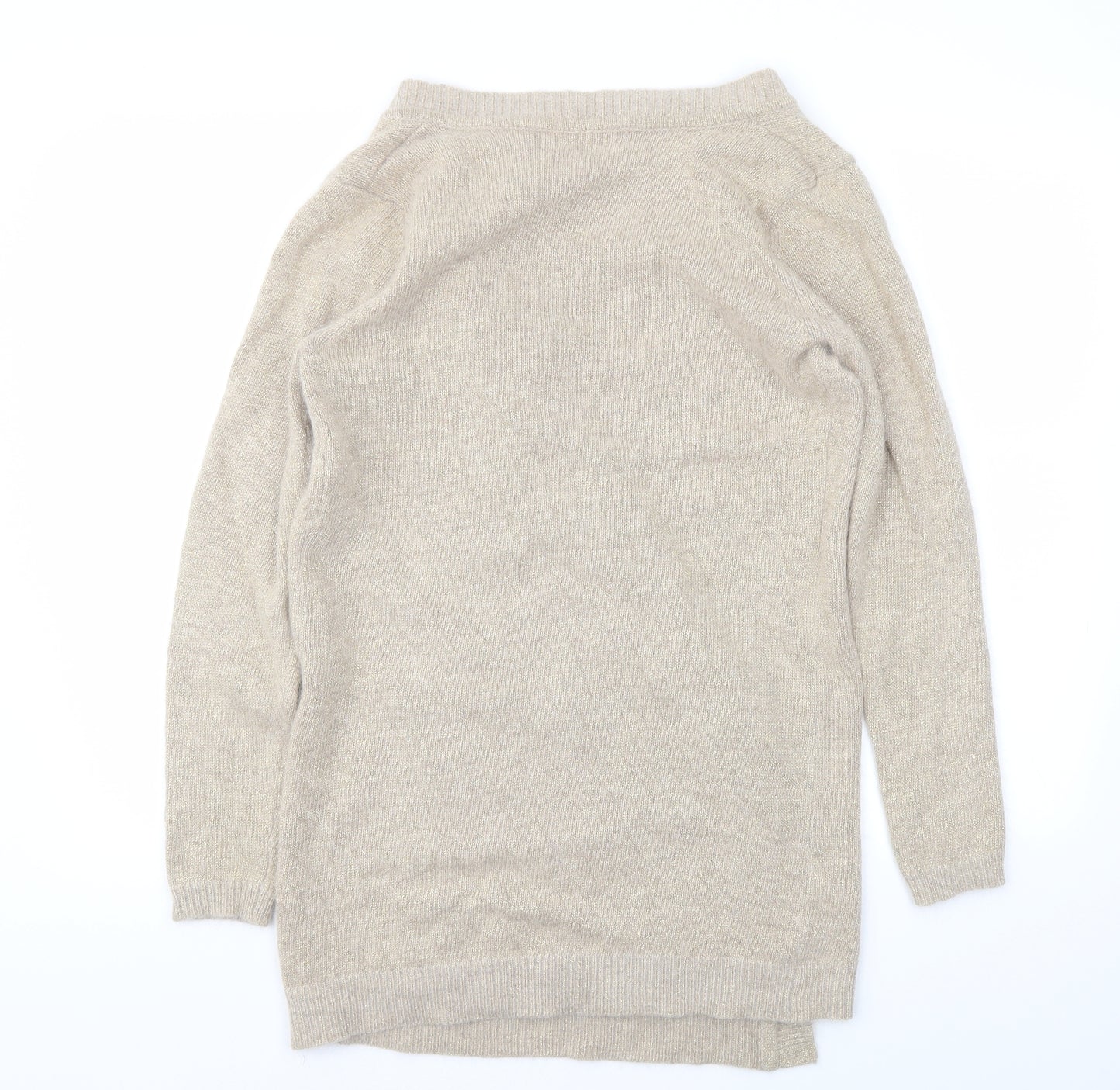 Kenar Womens Gold   Cardigan Jumper Size L