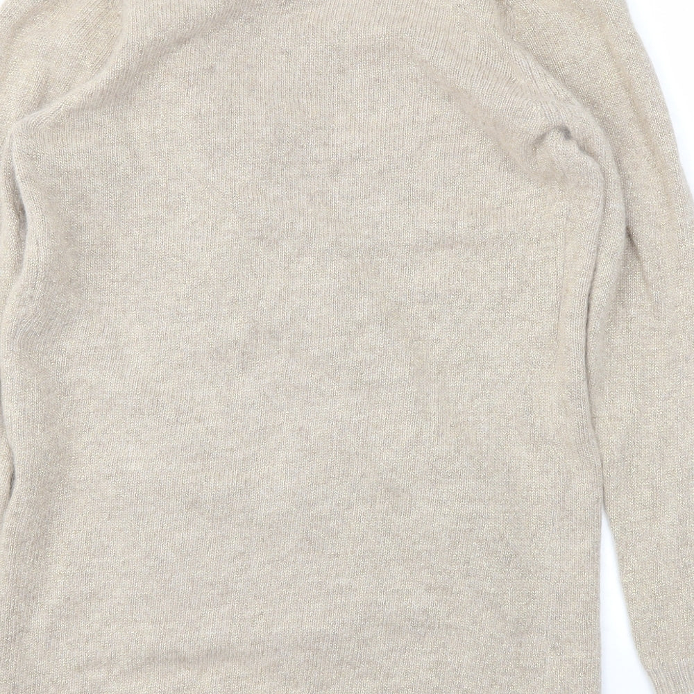 Kenar Womens Gold   Cardigan Jumper Size L