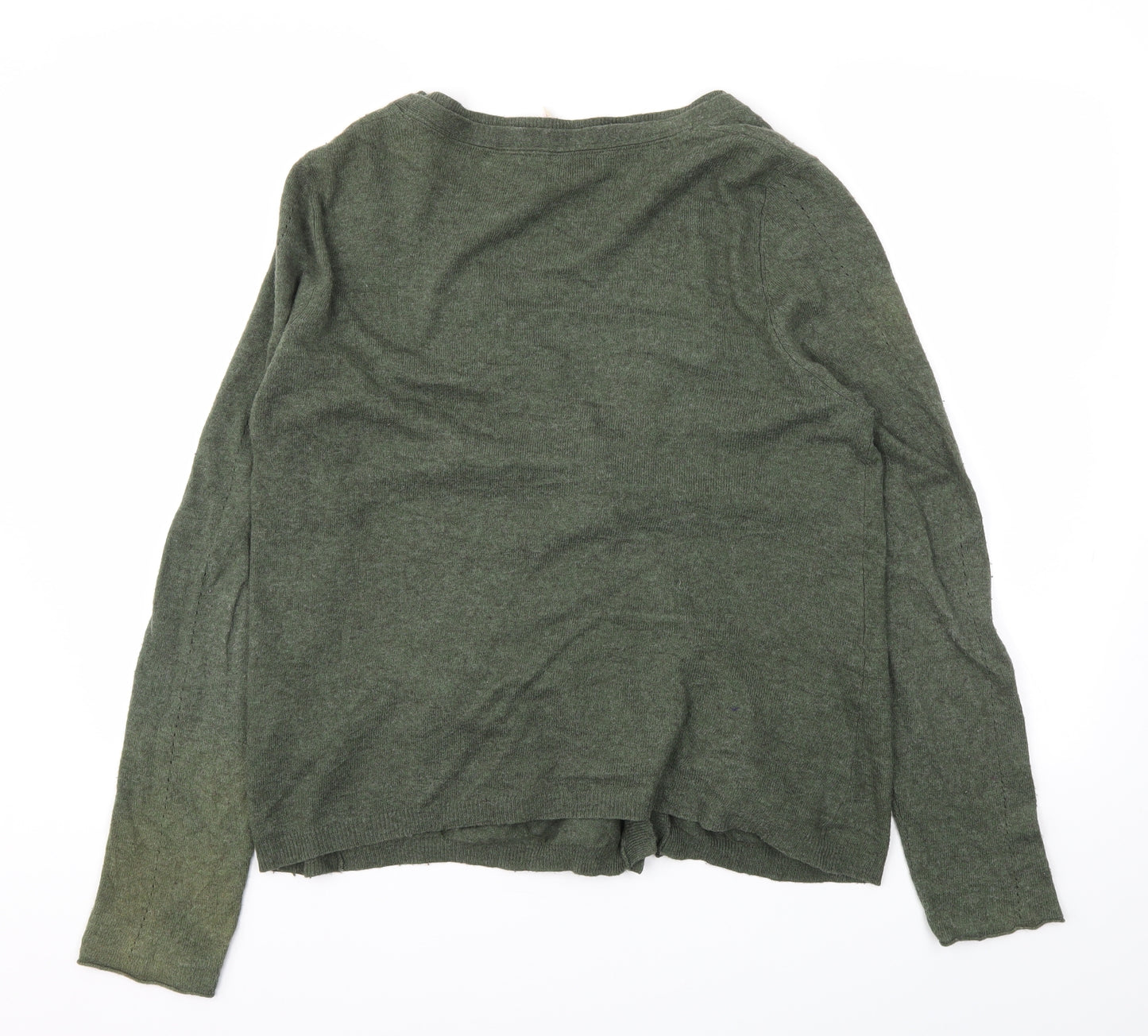 Preworn Womens Green   Cardigan Jumper Size 18