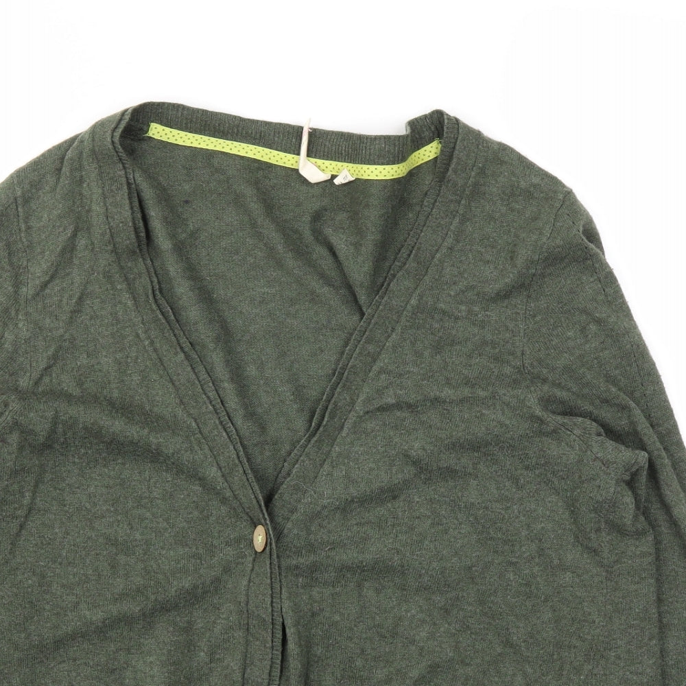 Preworn Womens Green   Cardigan Jumper Size 18
