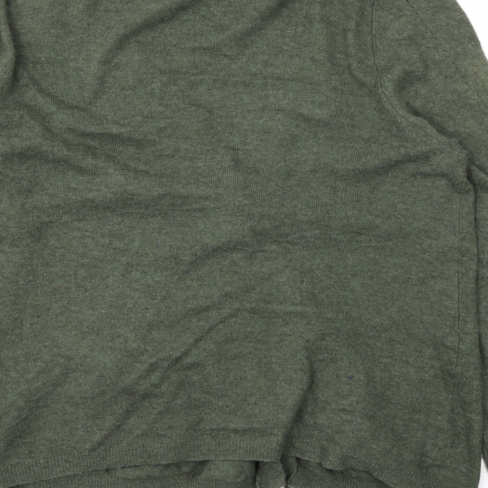 Preworn Womens Green   Cardigan Jumper Size 18