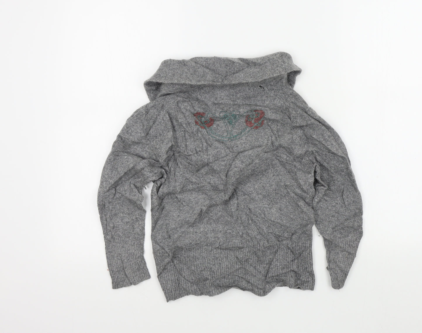 peimchi Womens Grey   Cardigan Jumper Size S