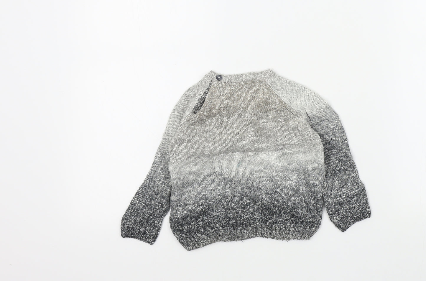 F&F Boys Grey   Pullover Jumper Size 9-12 Months