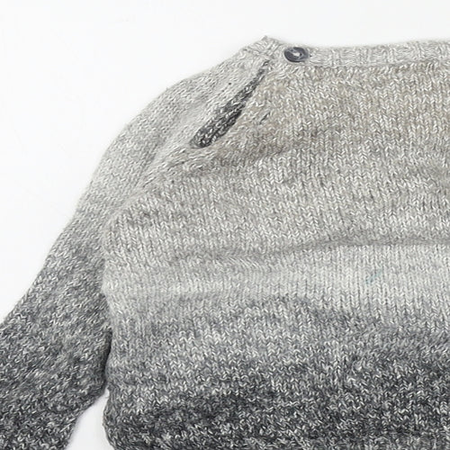 F&F Boys Grey   Pullover Jumper Size 9-12 Months