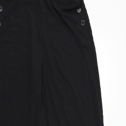 VILLA Womens Black   Trousers  Size 8 L28 in