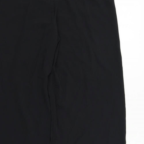 VILLA Womens Black   Trousers  Size 8 L28 in