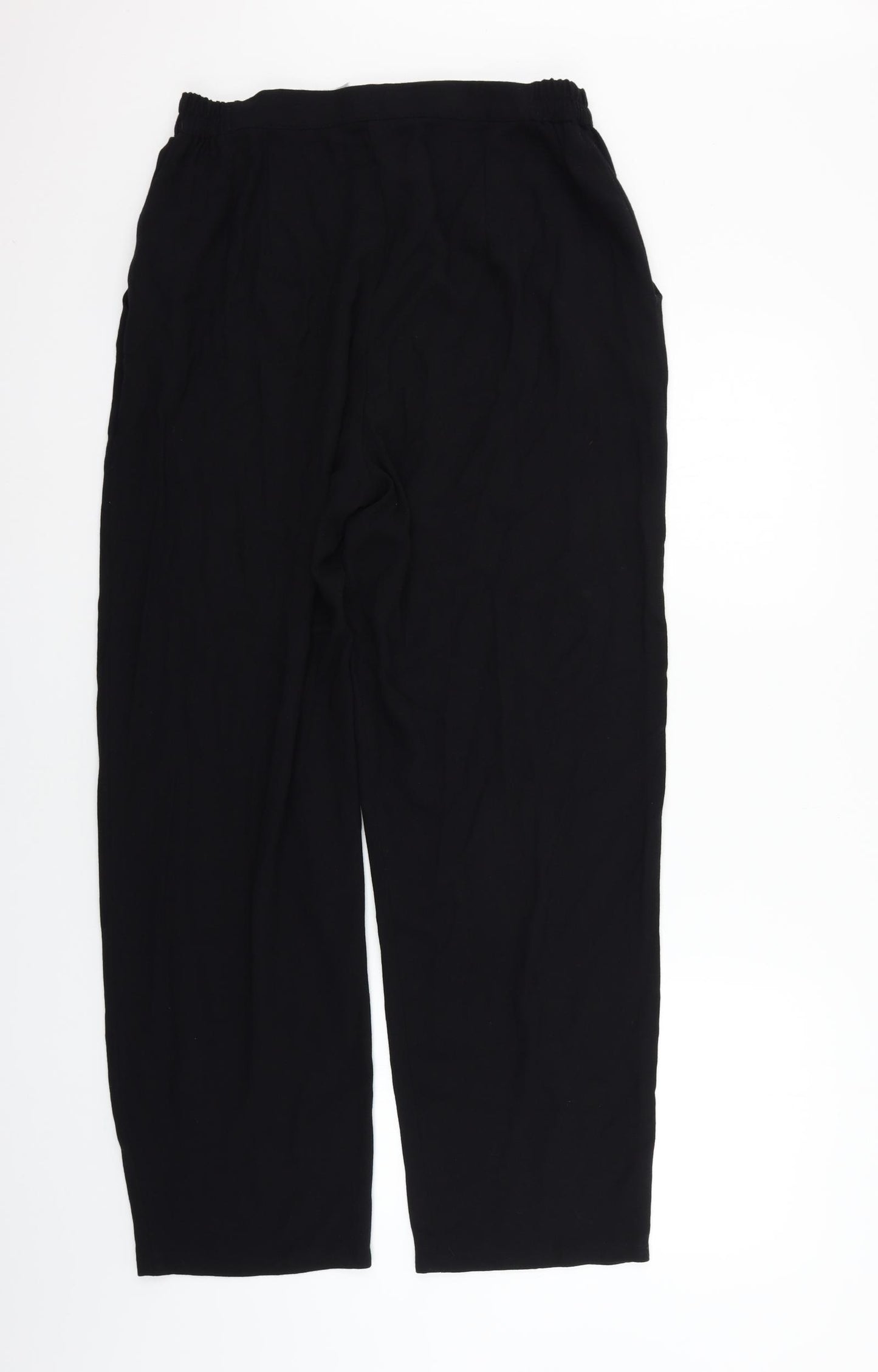 lady design Womens Black   Trousers  Size 28 L28 in