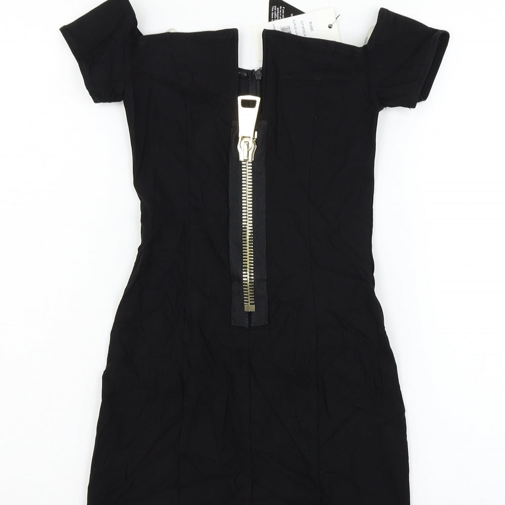 Rare London Womens Black   A-Line  Size 8