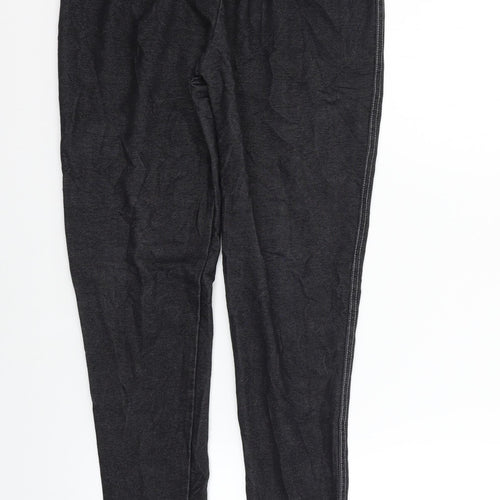 F&F Womens Black   Trousers  Size 12 L27 in