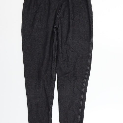 F&F Womens Black   Trousers  Size 12 L27 in