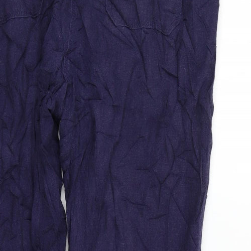 Marks and Spencer Womens Black   Trousers  Size 14 L26 in