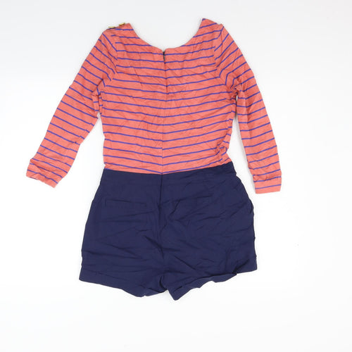 Cooperative Womens Pink Striped  Jumpsuit One-Piece Size S