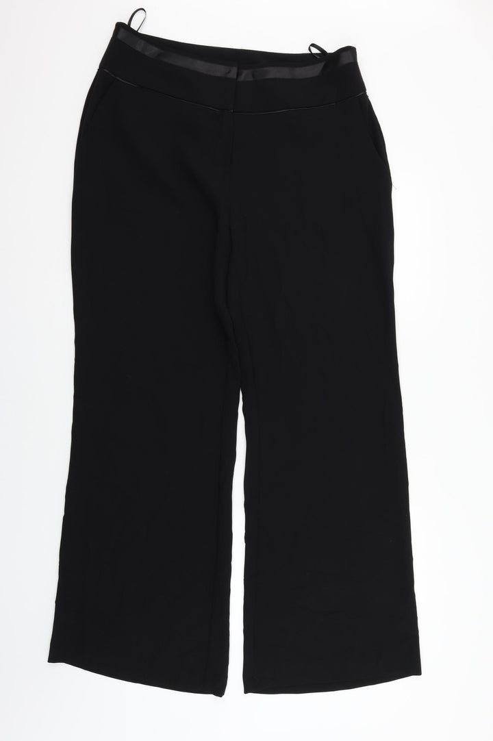 Klass Womens Black Trousers Size 14 L30 in