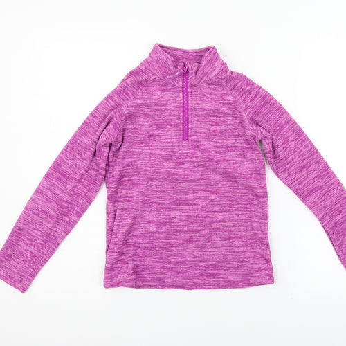 moutain warehouse Girls Pink   Full Zip Jumper Size 7-8 Years