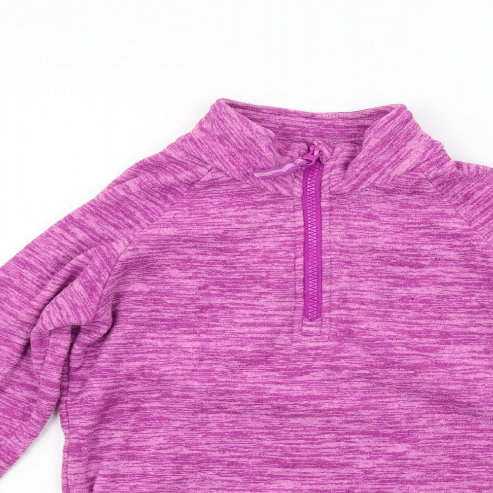 moutain warehouse Girls Pink   Full Zip Jumper Size 7-8 Years