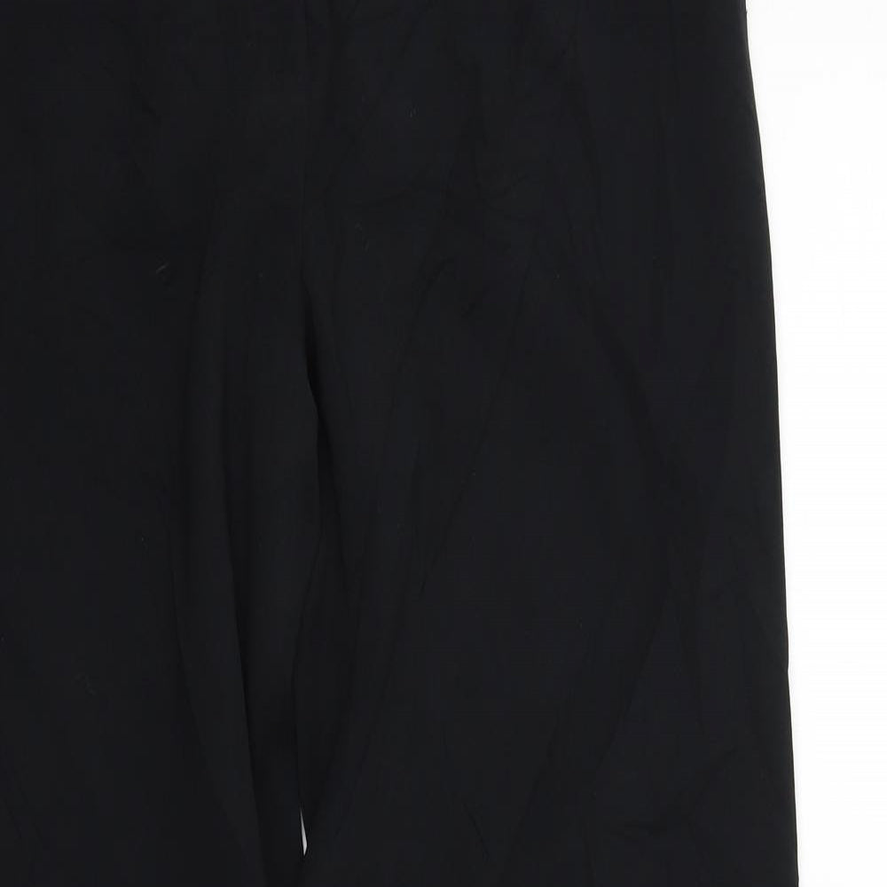 Preworn Womens Black   Trousers  Size 16 L30 in