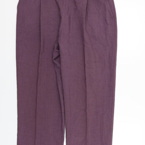 BHS Womens Purple   Trousers  Size 14 L27 in