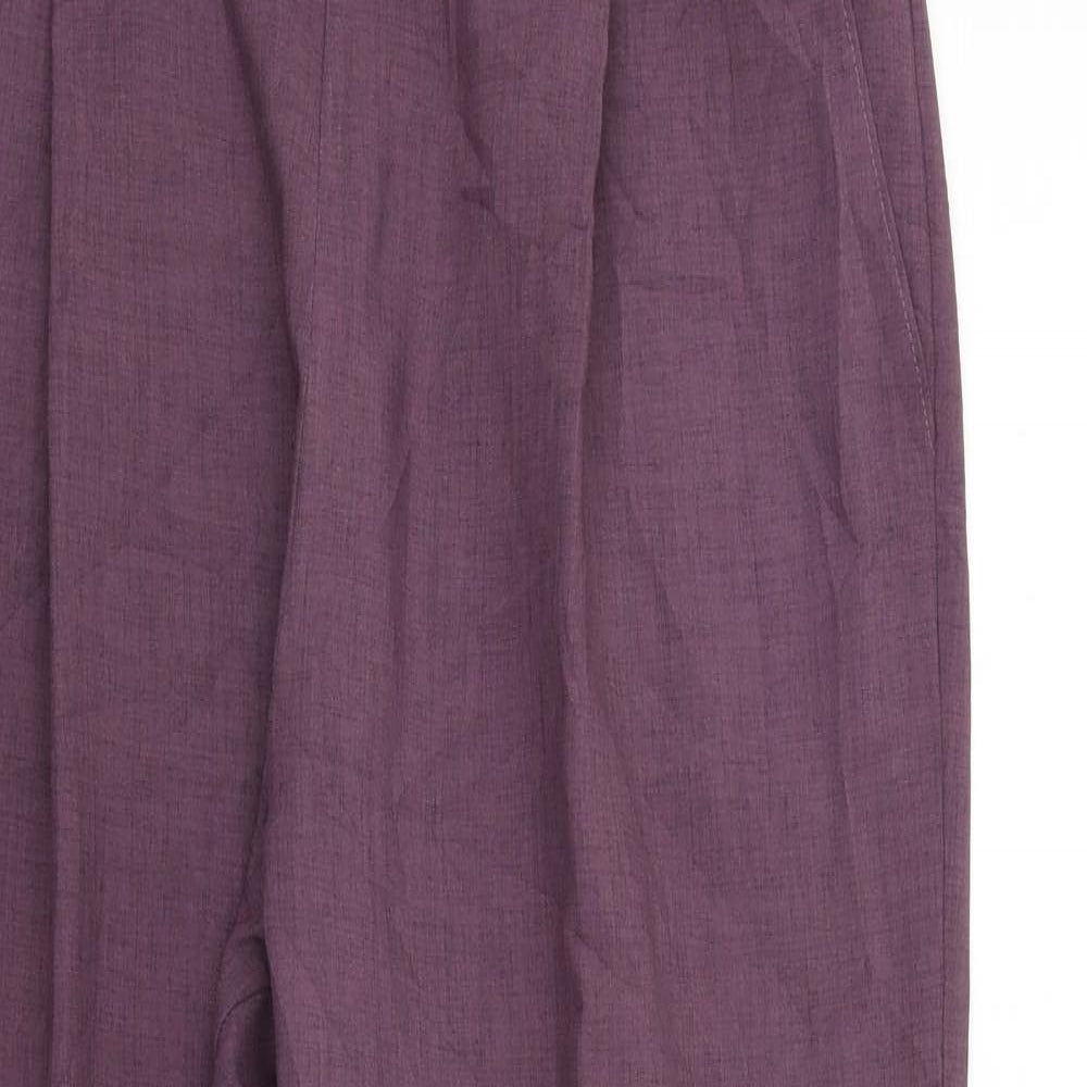 BHS Womens Purple   Trousers  Size 14 L27 in