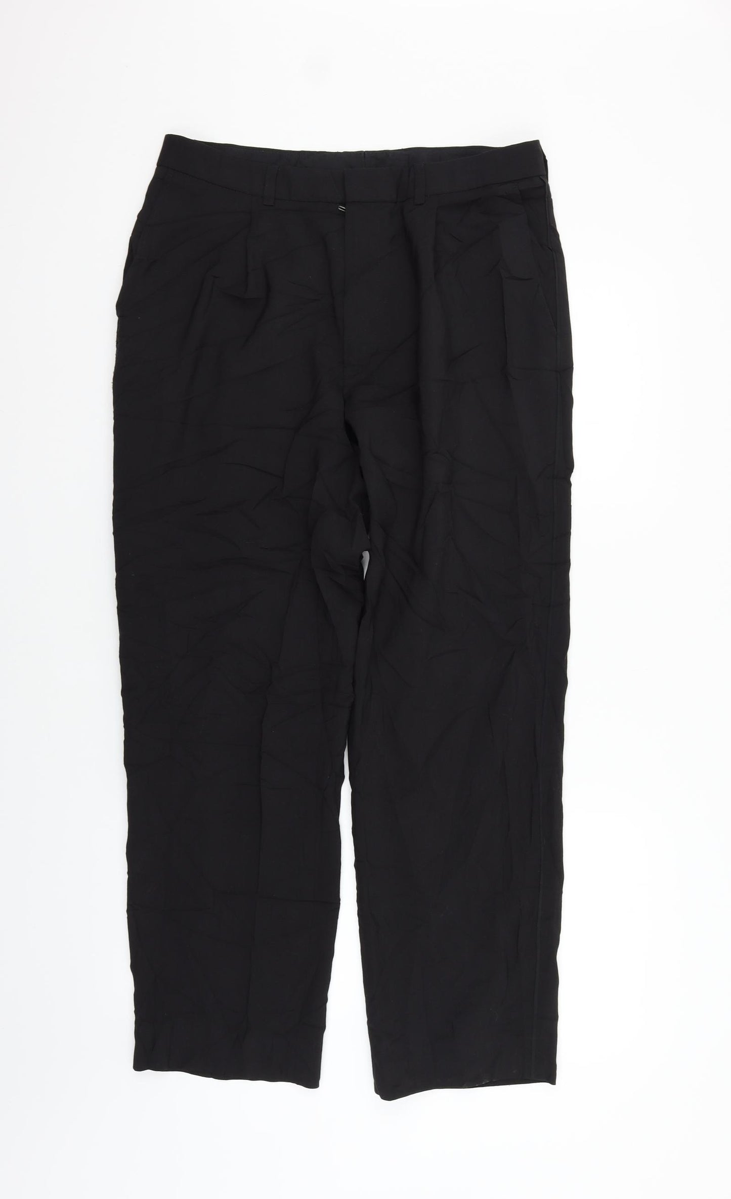 Marks and Spencer Womens Black   Trousers  Size 34 in L29 in