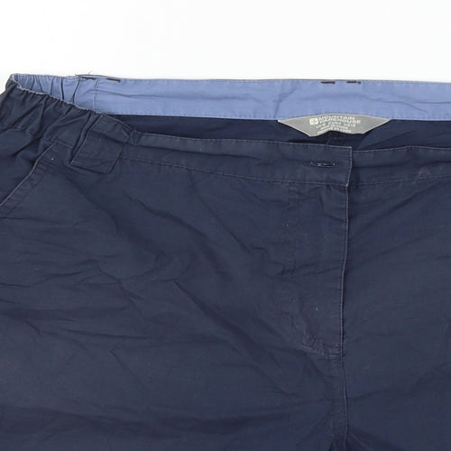 moutain warehouse Womens Blue   Cargo Shorts Size 16