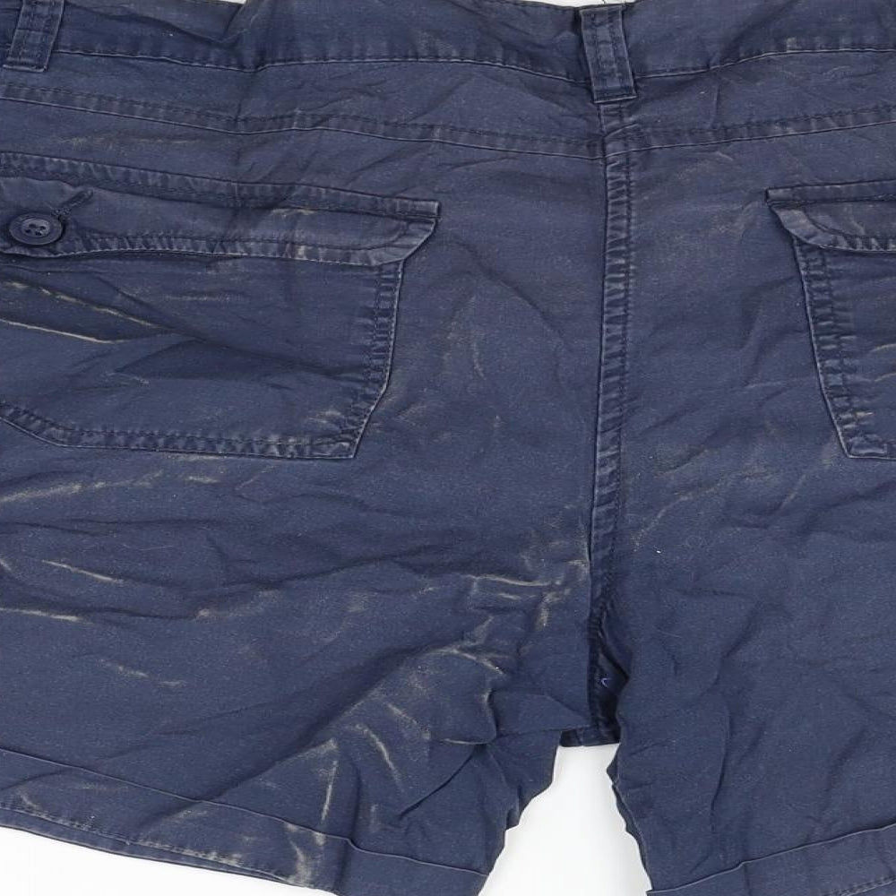 moutain warehouse Womens Blue   Chino Shorts Size 18