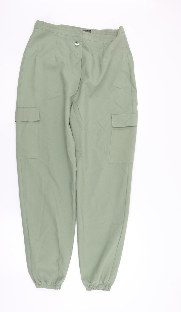 I SAW IT FIRST Womens Grey Trousers Size 10 L28 in