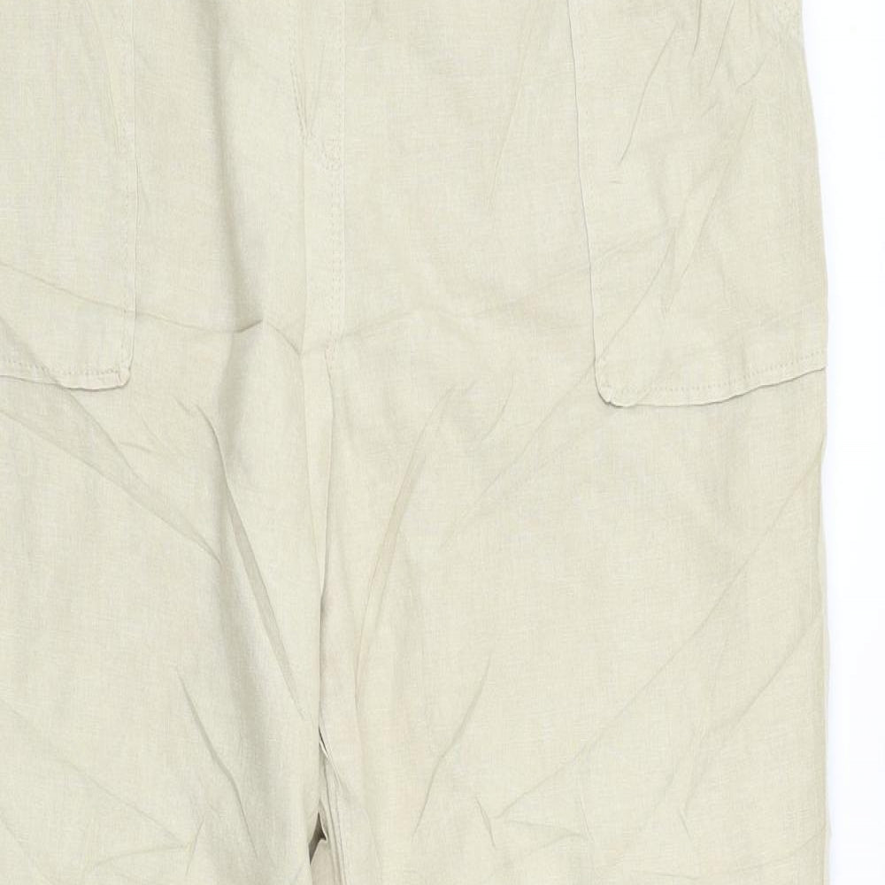 Marks and Spencer Womens Beige   Trousers   L27 in