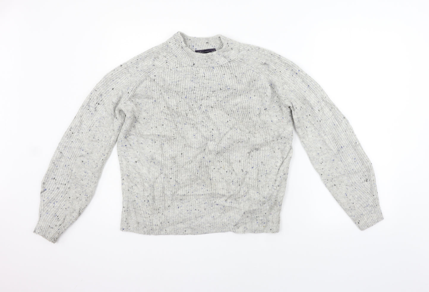 Marks and Spencer Womens Grey   Pullover Jumper Size S