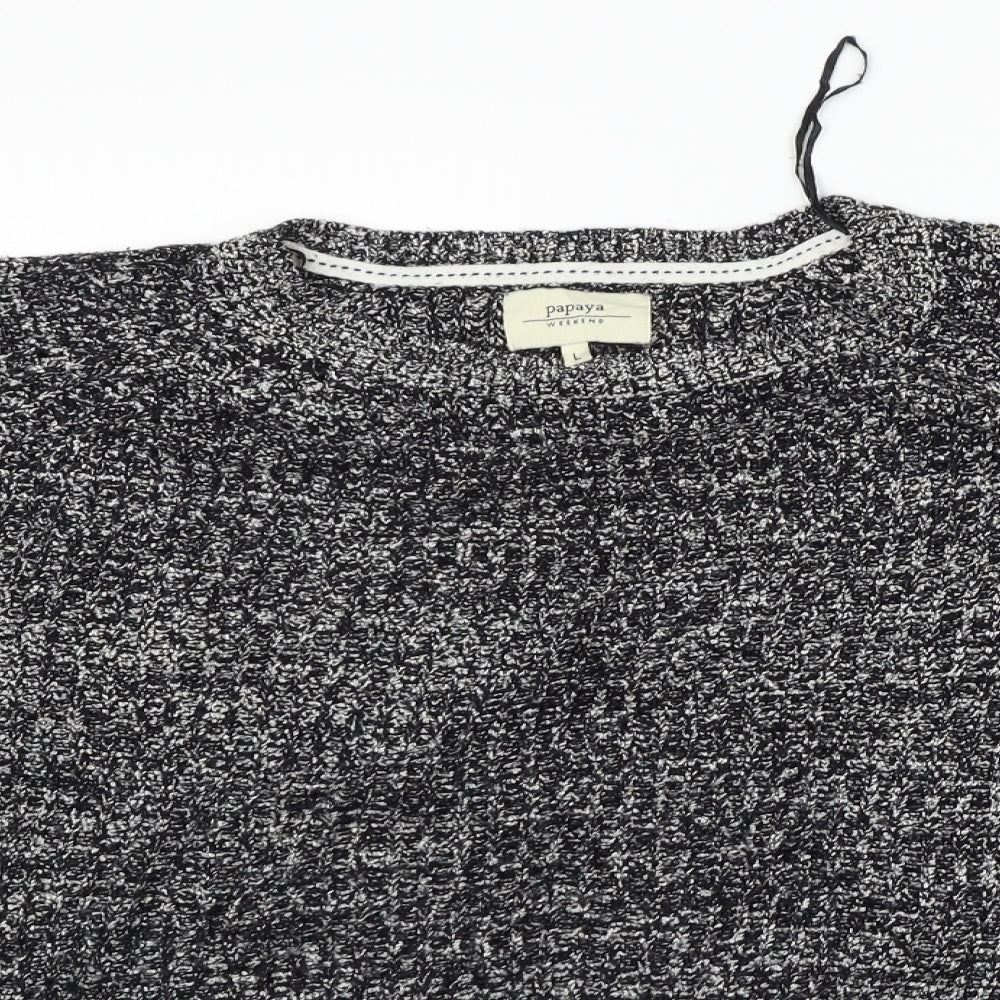 Papaya Womens Grey   Pullover Jumper Size L