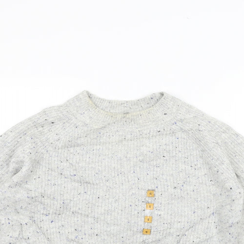 Marks and Spencer Womens Grey   Pullover Jumper Size S  - washable marks