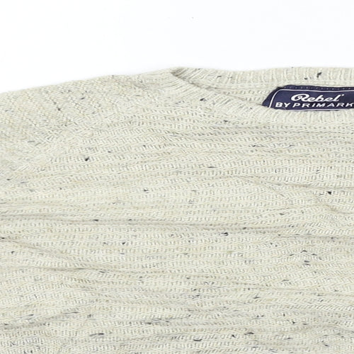 Primark Girls Beige   Pullover Jumper Size 8-9 Years