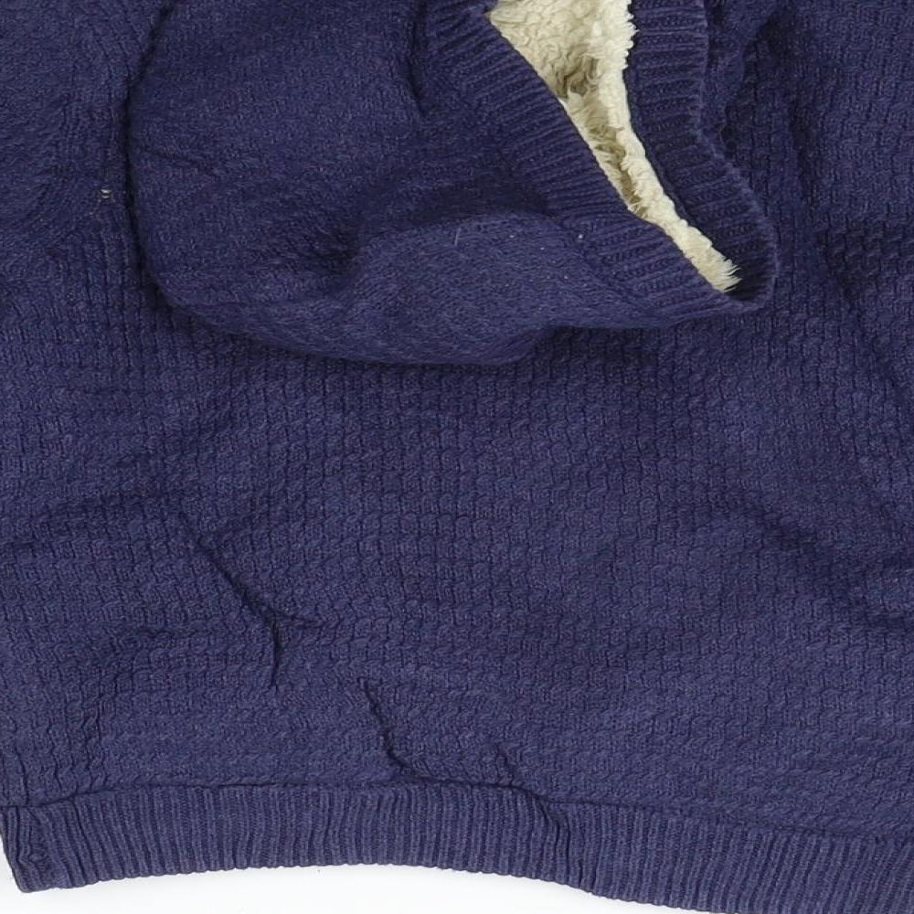 Marks and Spencer Boys Blue   Full Zip Jumper Size 3-4 Years