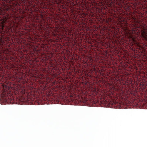 Divided Womens Red   Pullover Jumper Size XS