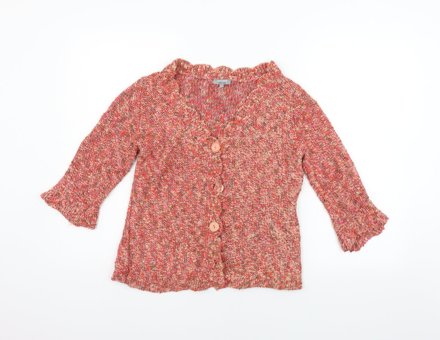 Per Una Womens Orange   Cardigan Jumper Size S