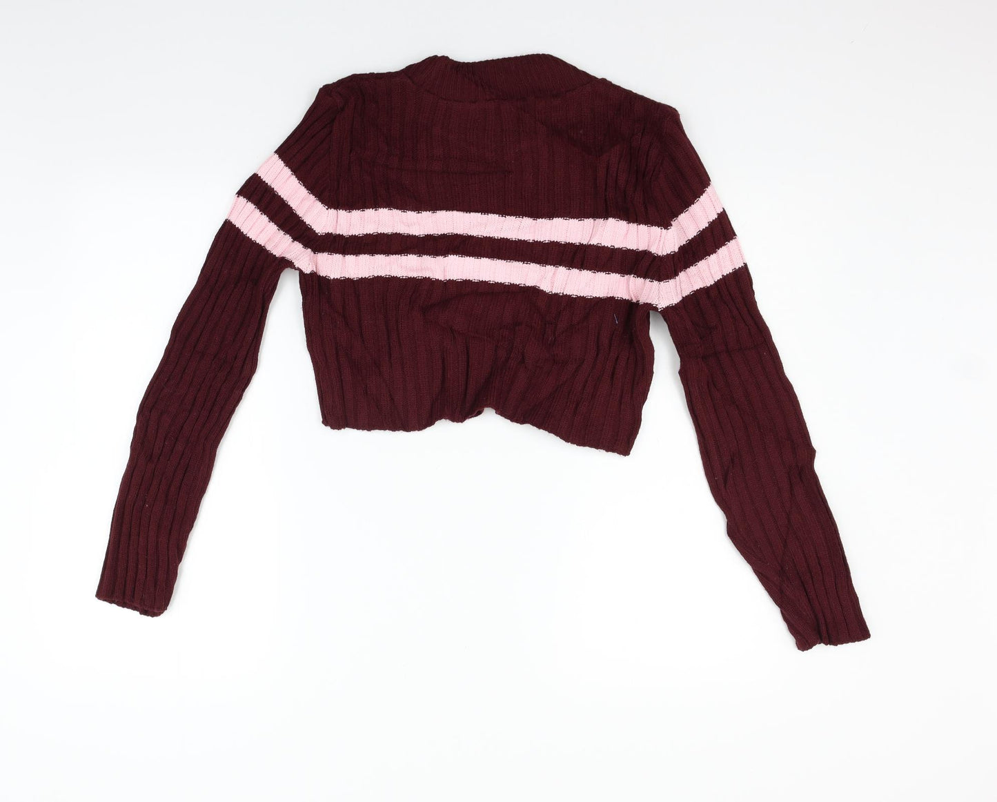 PRETTYLITTLETHING Womens Red   Pullover Jumper Size 12