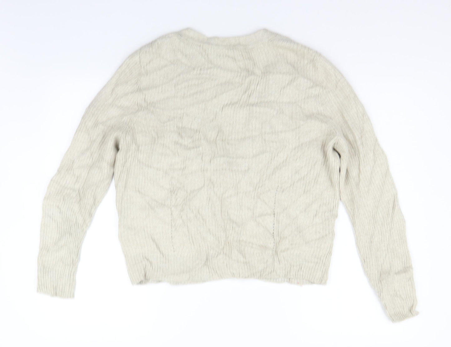 Per Una Womens Beige   Cardigan Jumper Size 16