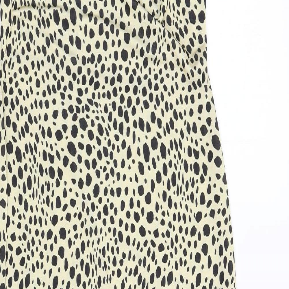 Missguided Womens Beige Animal Print  Bodycon  Size 8