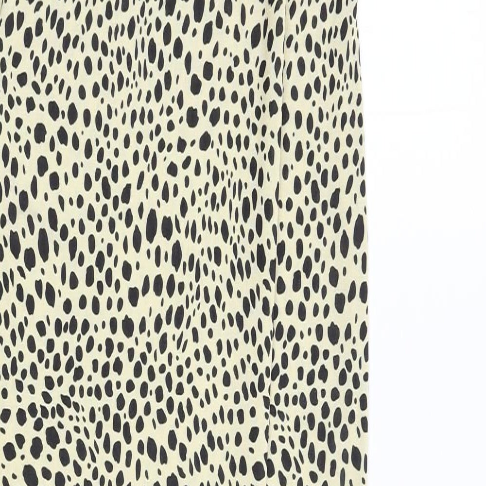 Missguided Womens Beige Animal Print  Bodycon  Size 8