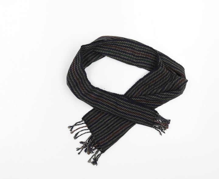 Preworn Unisex Multicoloured Striped Scarf