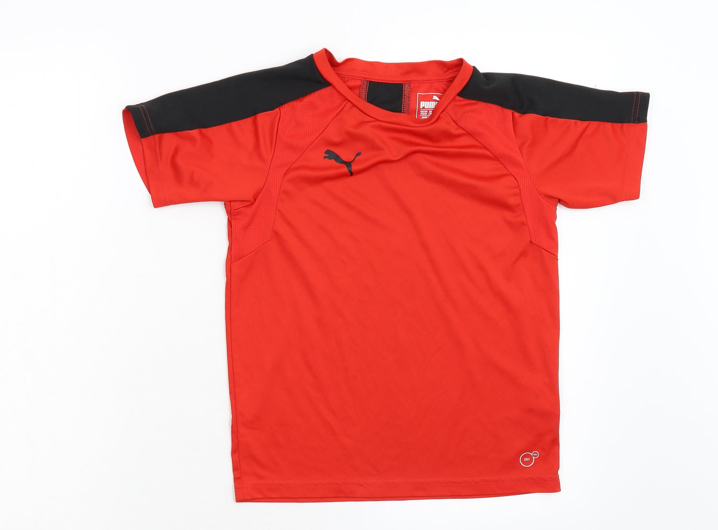 PUMA Boys Red   Basic T-Shirt Size 9-10 Years