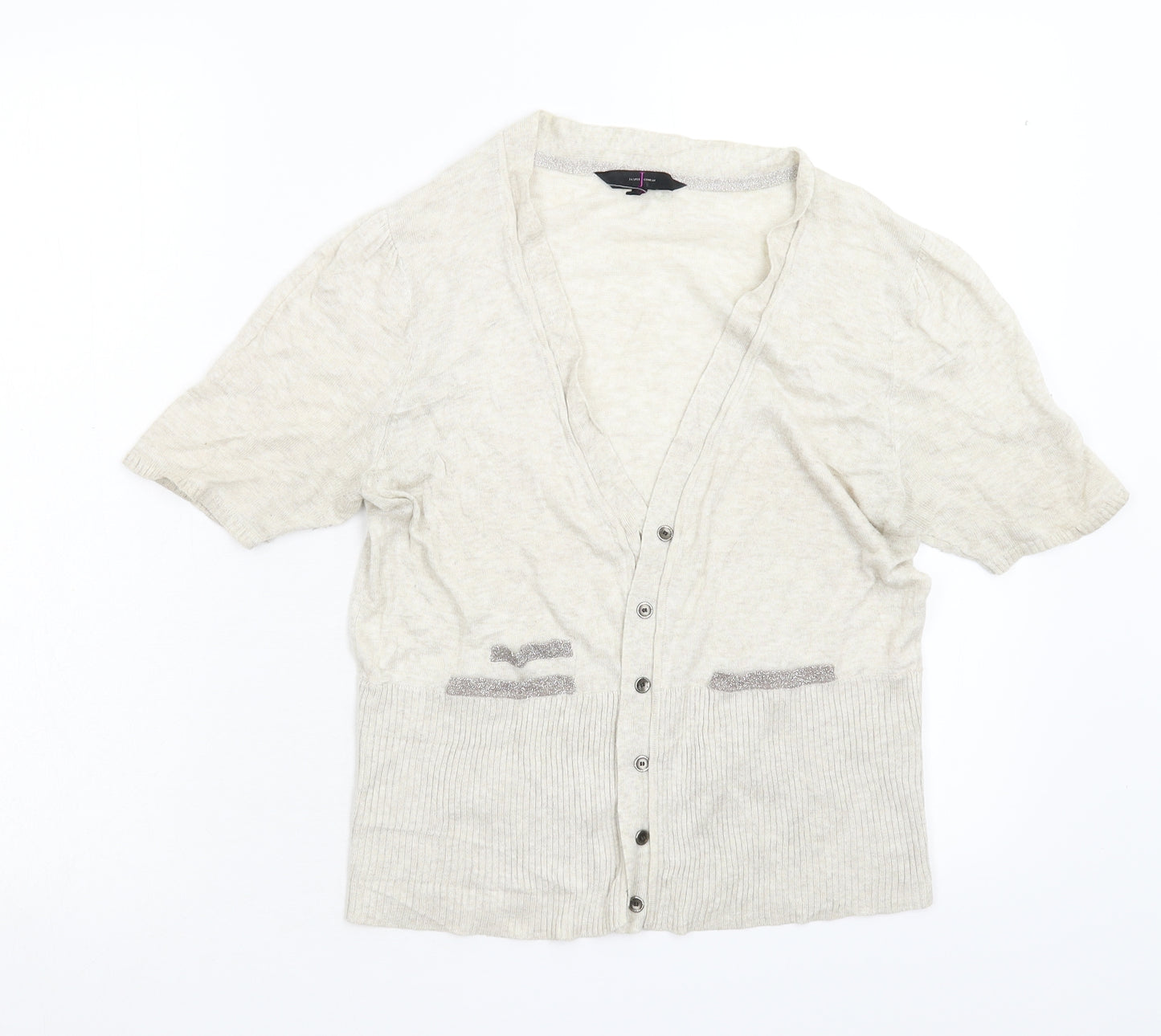 Debenhams Womens Beige   Cardigan Jumper Size 12