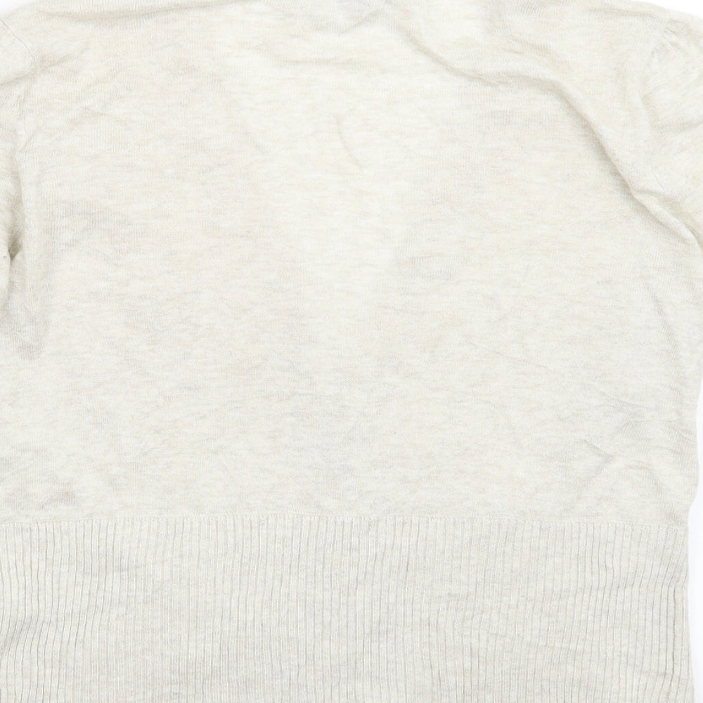 Debenhams Womens Beige   Cardigan Jumper Size 12