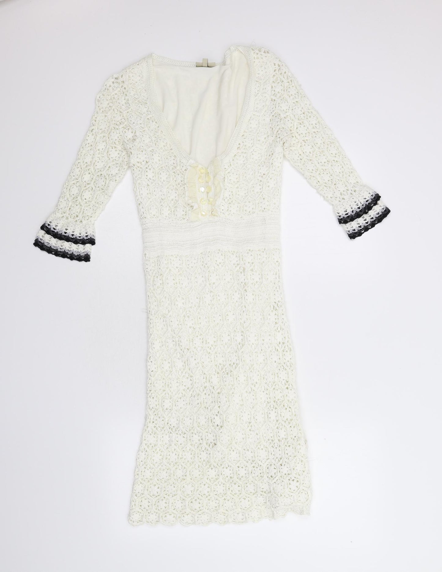 Karen Millen Womens White   Jumper Dress  Size S