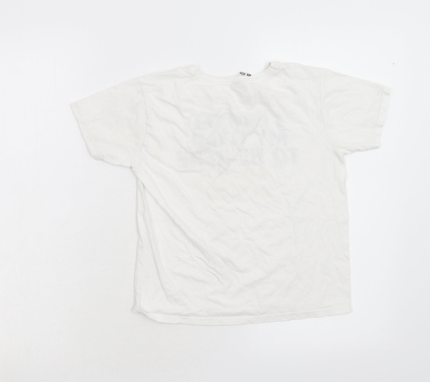Fruit of the Loom Boys White   Basic T-Shirt Size 7-8 Years  - I Paused My Game To Be Here