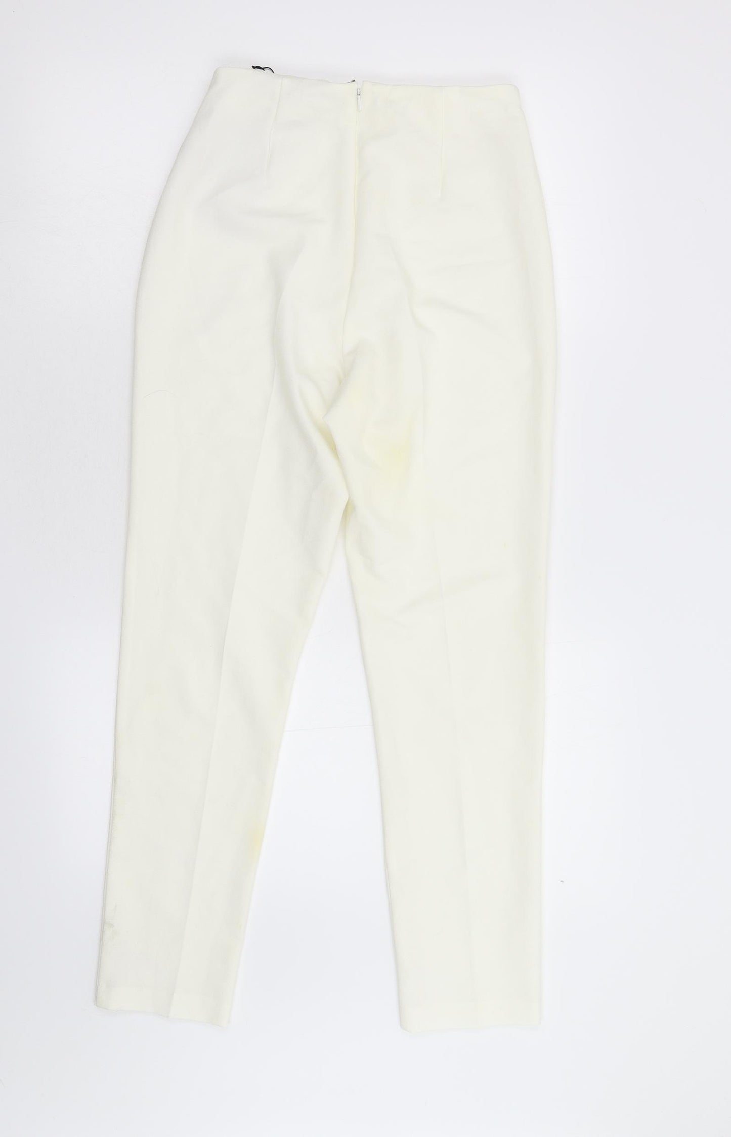 Missguided Womens White   Trousers  Size 6 L27 in