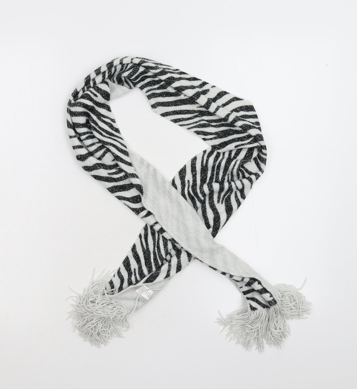 Ethel Austin Womens Silver Animal Print   Scarf