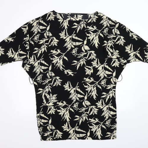 Primark Womens Black Floral  Shift  Size 14