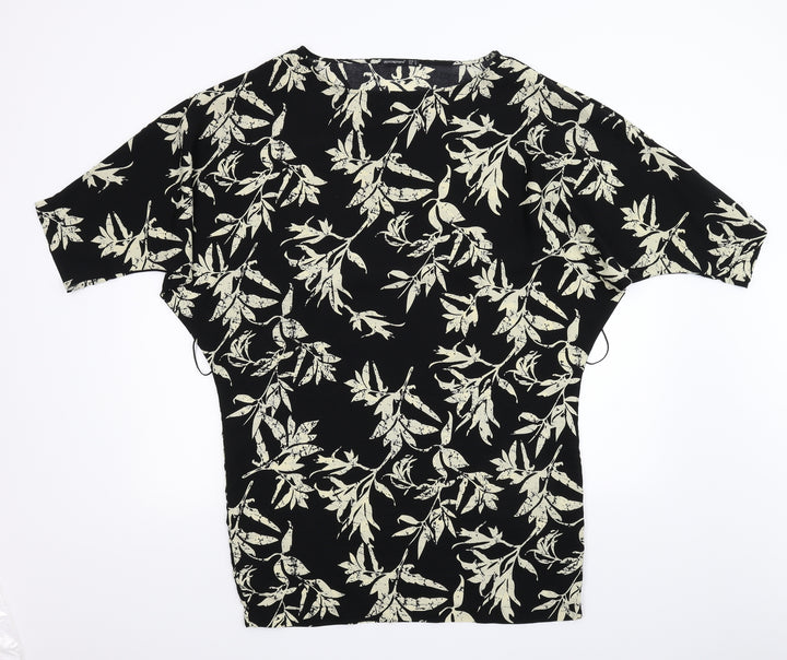 Primark Womens Black Floral Shift Size 14
